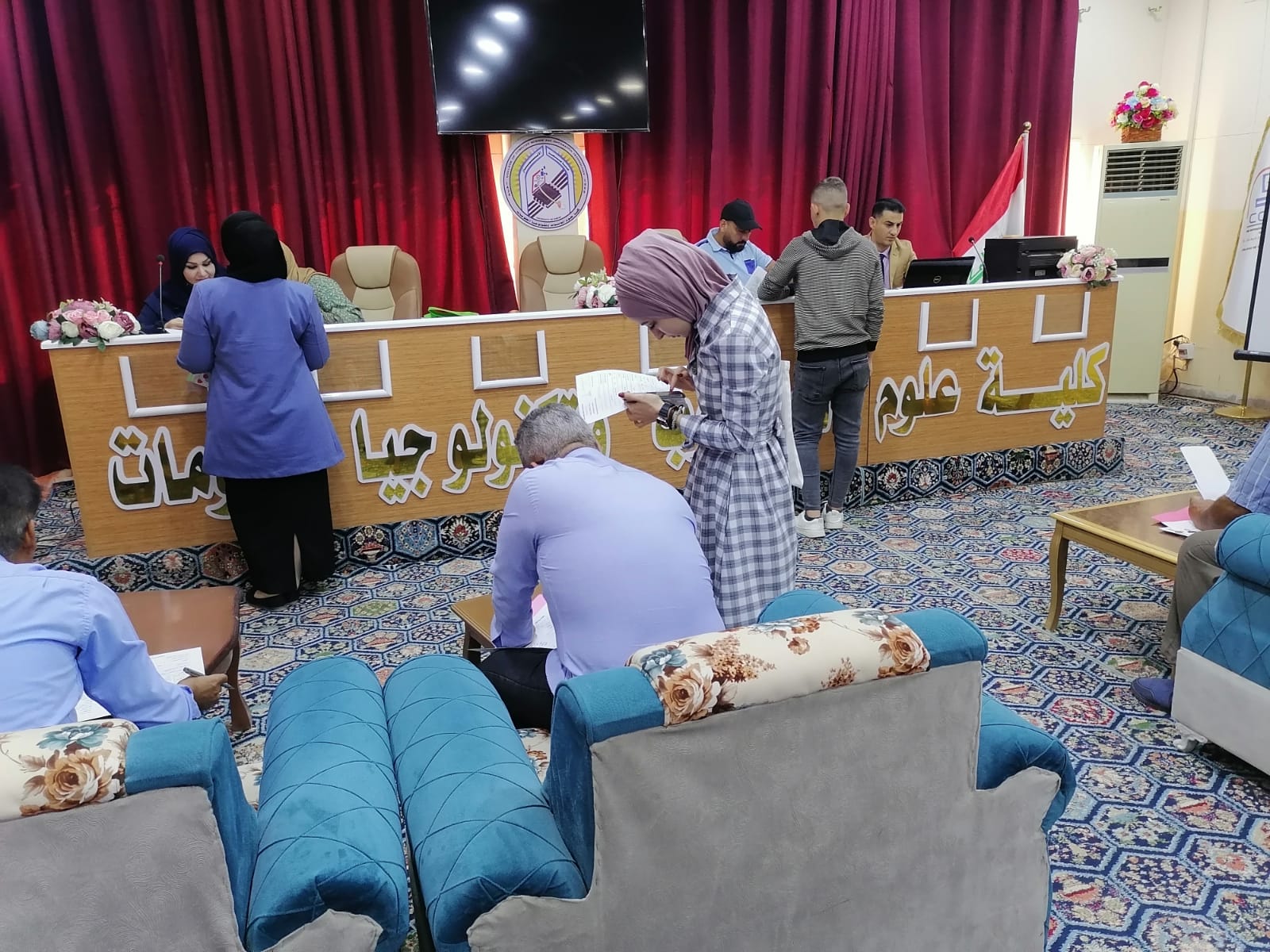 استقبال الطلبة المقبول في الكلية للعام الدراسي 2022-2023