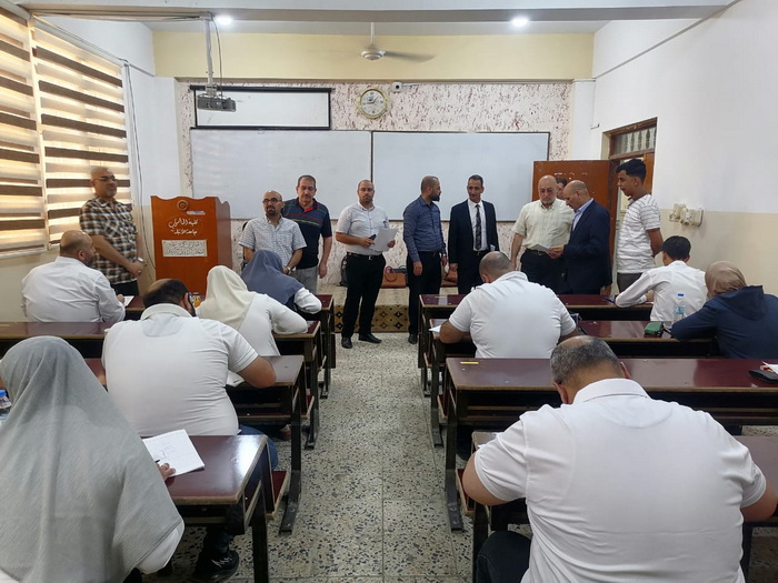 بدء امتحانات الفصل الدراسي الثاني 2022-2023 لطلبة الدراسات العليا في الكلية