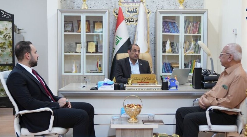 زيارة وفد كلية المعارف الجامعة الى كلية علوم الحاسوب وتكنولوجيا المعلومات