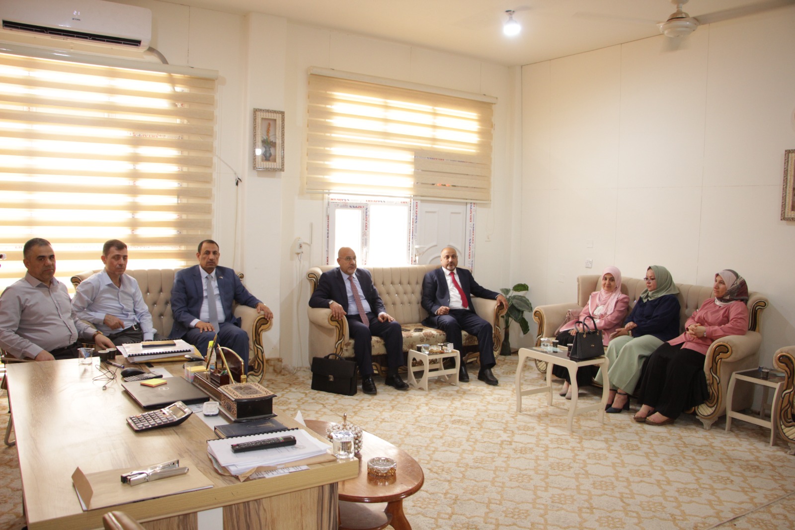 The visit of the ministerial committee to introduce a master's degree in the Department of Computer Network Systems