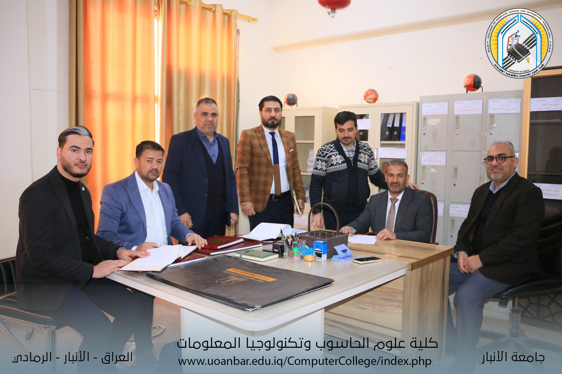 قسم التسجيل وشؤون الطلبة يواصل تدقيق اجراءات اللجان الامتحانية في الكلية