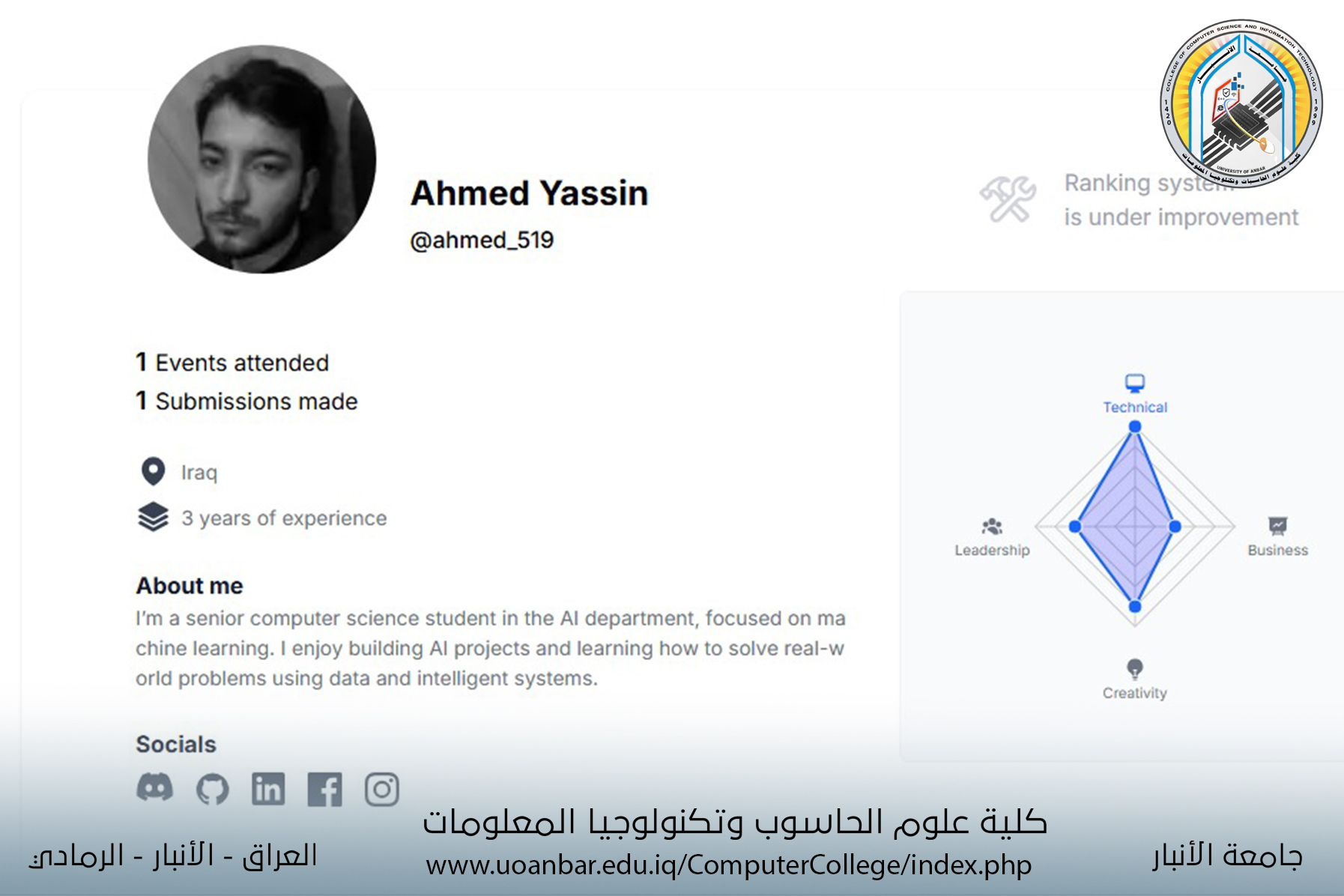 A New Global Achievement for Students of the Artificial Intelligence Department at the College of Computer Science and Information Technology
