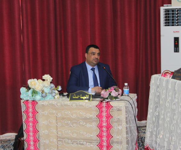 مناقشة طالب ماجستير 